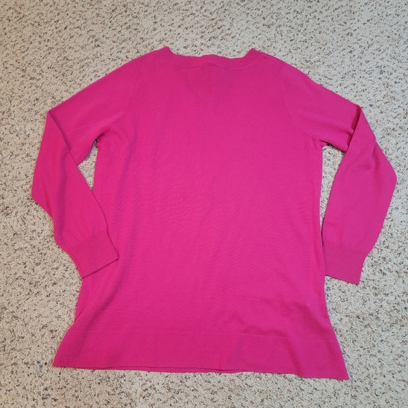 WORTH NEW YORK, WOOL BLEND PINK SWEATER, LARGE - Picture 5 of 9